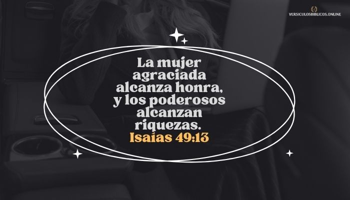 versiculos para mujeres valientes Isaías 49_13