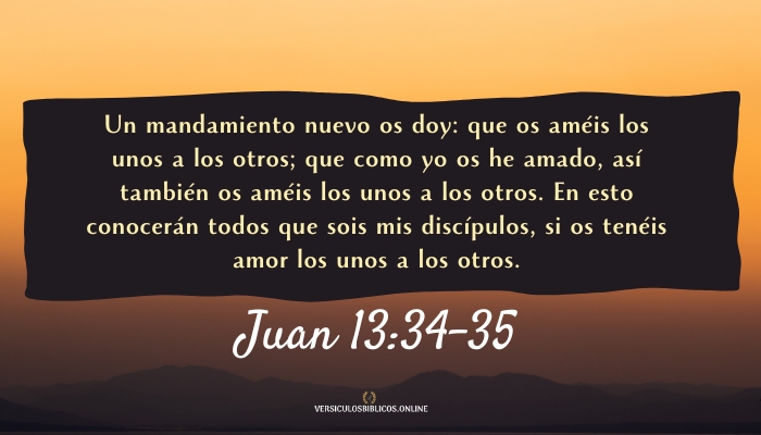 Juan 13:34-35