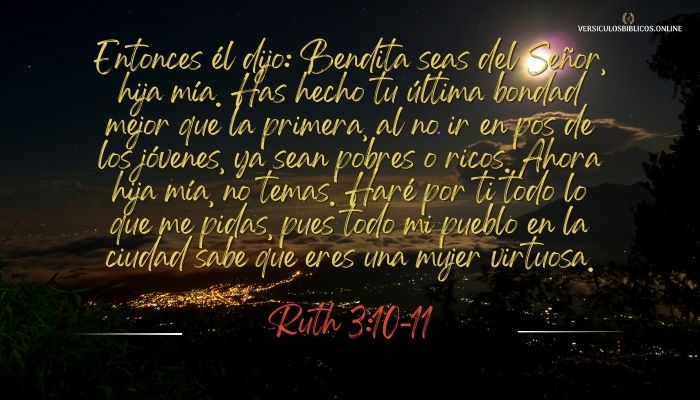 versiculos para mujeres valientes Ruth 3_10-11
