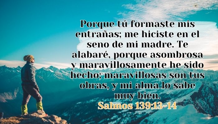versiculos para mujeres valientes Salmos 139_13-14